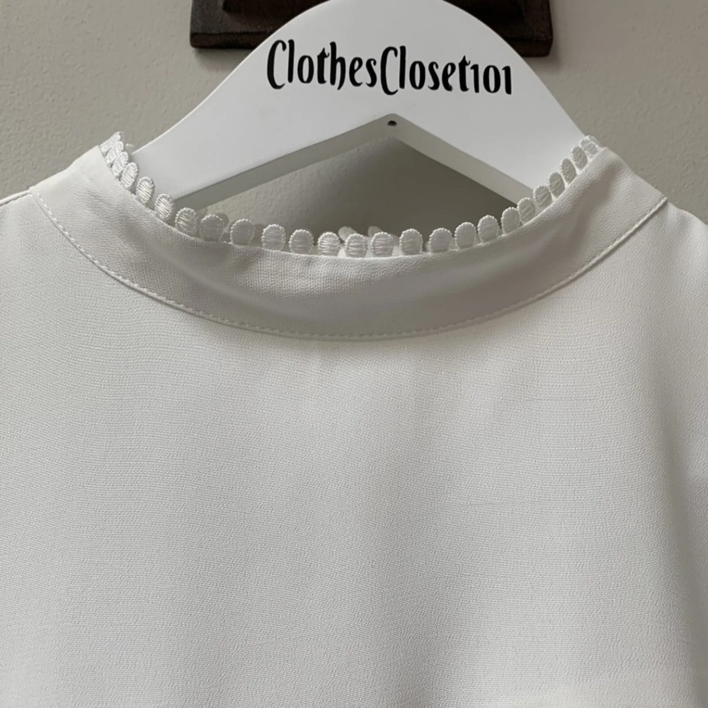 House of bruar shirt blouse size uk 14 ivory classic - Picture 12 of 15